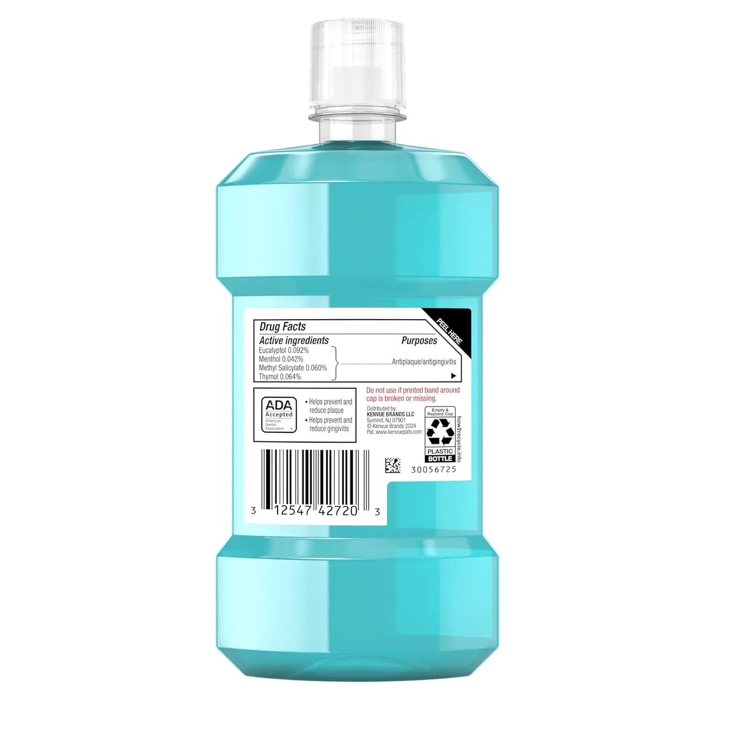Listerine Cool Mint Antiseptic Mouthwash for Bad Breath, Plaque and Gingivitis, 250 Ml - Image 9